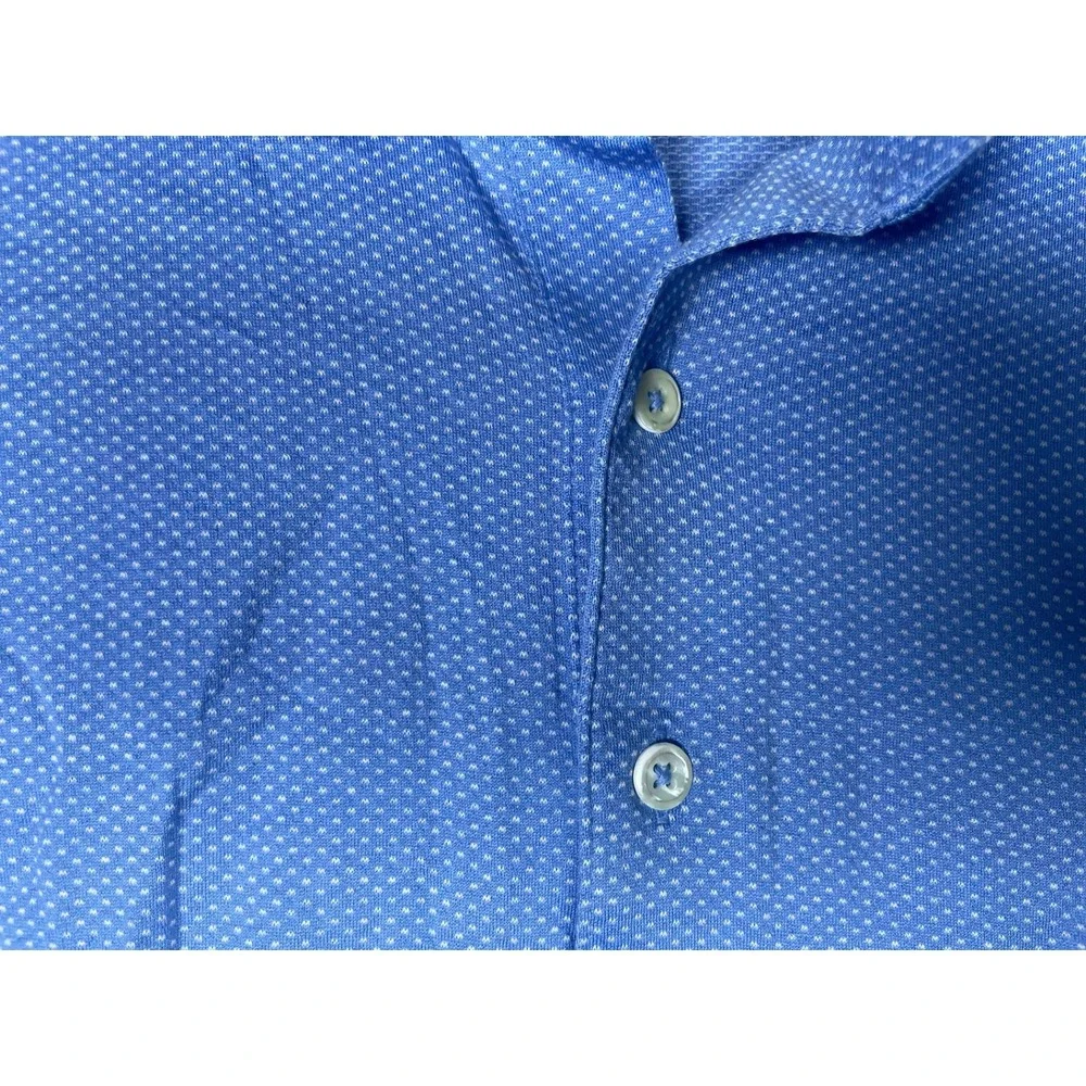 Martin Honors Course Golf Mens XL Blue Pima Cotton Short Sleeve Polo Trophy Logo - Picture 4 of 6